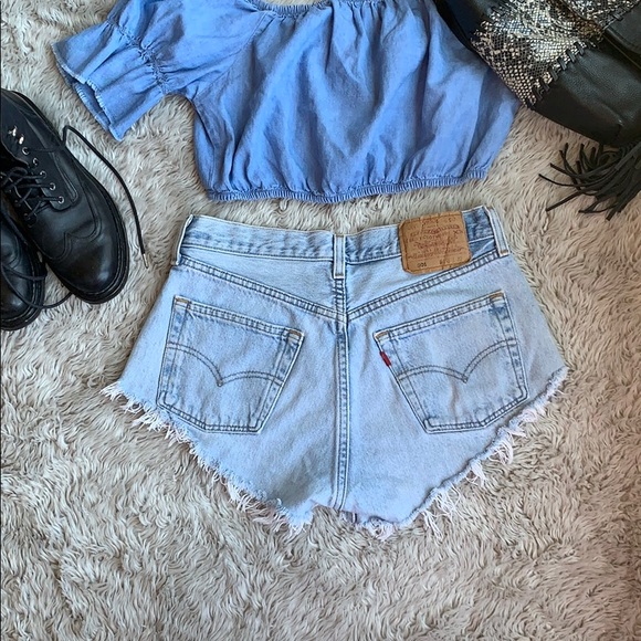 Levi’s 501 embellished shorts - Picture 4 of 8